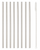 Reusable Stainless Steel Straws / Set of 10