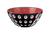 Le Murrine Bowl black-white-red