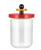 ES16/100 2 Sottsass Twergi Jar red / Alessi 