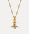 Vivienne Westwood New Tiny Orb Pendant Necklace gold