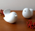 Hakusan porcelain Mori Bird Tori / Pair