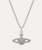 Vivienne Westwood Mini Bas Relief Pendant platinum studio brillantine toronto canada 1