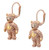 Vivienne Westwood Little Pave Teddy Earrings pink gold studio brillantine toronto canada 2