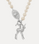 Vivienne Westwood Monette Deer Small Pearl Necklace platinum studio brillantine toronto canada