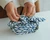 Kamawanu Tenugui Futasuji-Tatewaku Wavy Stripes blue / Multi-purpose Japanese Cloth