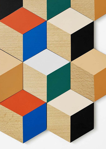 Table Tiles Coasters multicolour