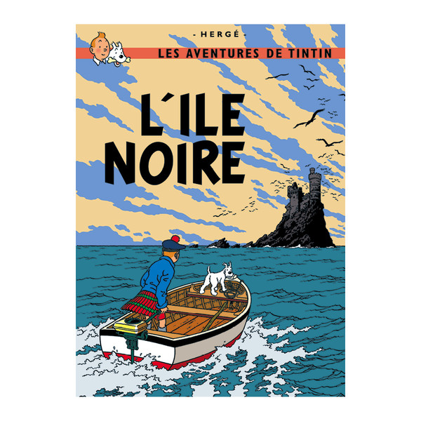 Tintin Poster L'Ile Noir