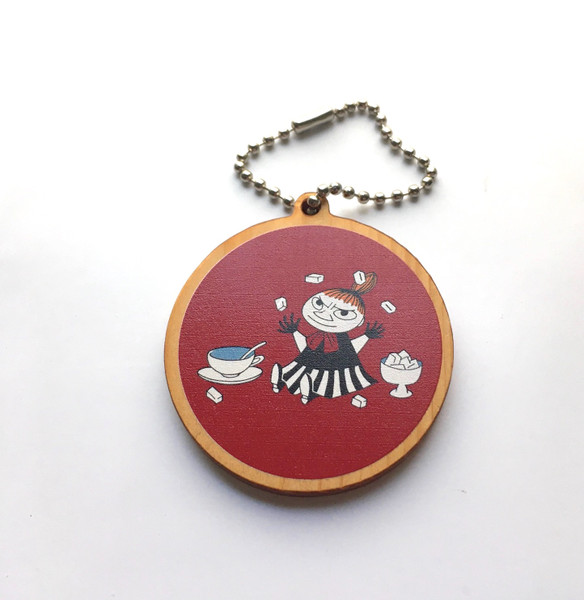 Moomin Wooden Tag Charm Little My