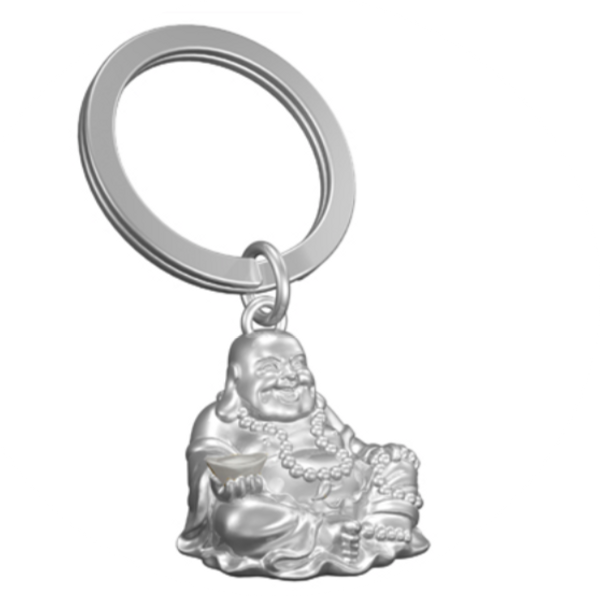 Smiling Buddha Keyring