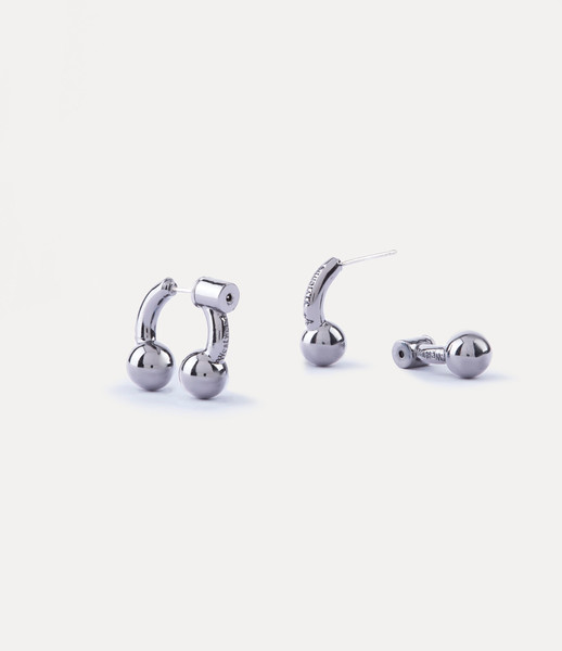 vivienne westwood kyle earrings silver rhodium 1