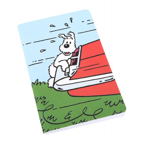 Tintin Notebook Milou Car