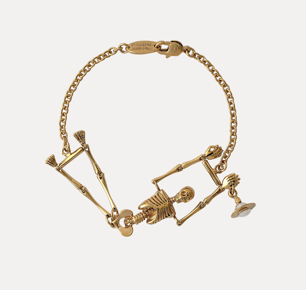 Vivienne Westwood Skeleton Bracelet gold studio brillantine toronto canada 1
