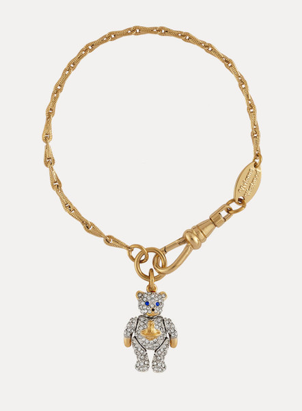 Vivienne Westwood Little Pave Teddy Bracelet gold studio brillantine toronto canada