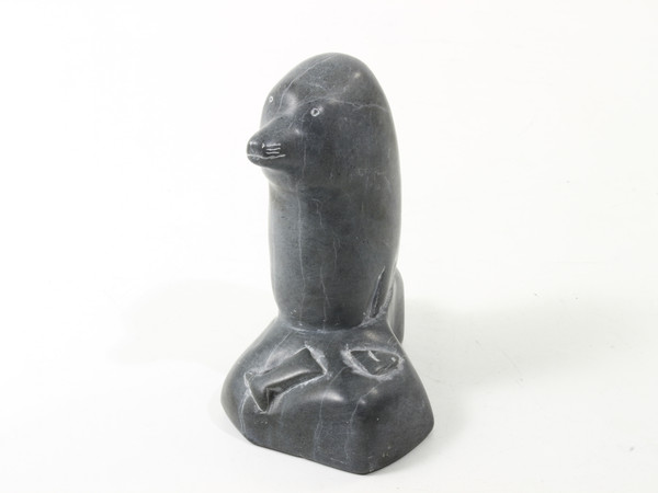 Nunavik Seal 86181 / Inuit Art Sculpture b