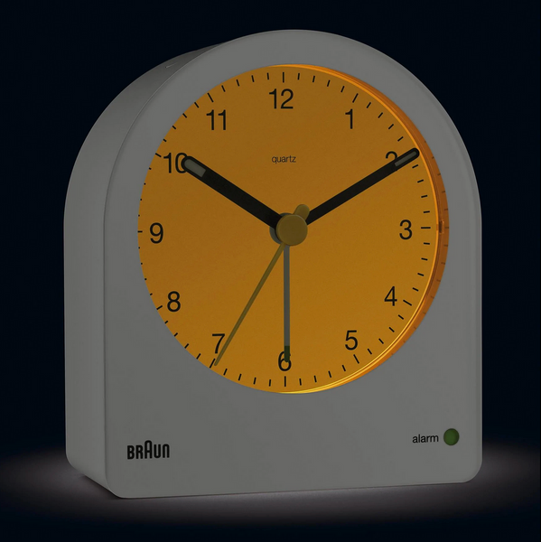 Braun Alarm BC22W white studio brillantine toronto canada 1