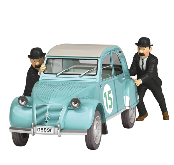 Tintin Car 1/24 Scale / Rally 2CV Citroën / The Red Sea Sharks studio brillantine toronto canada