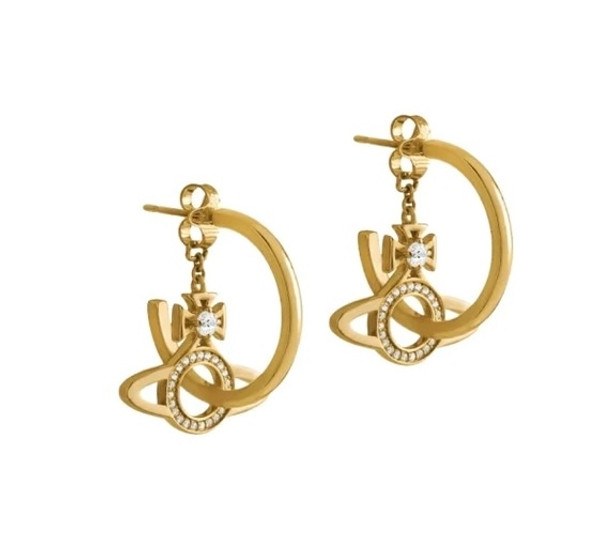 Vivienne Westwood Miranda Earrings gold studio brillantine toronto canada
