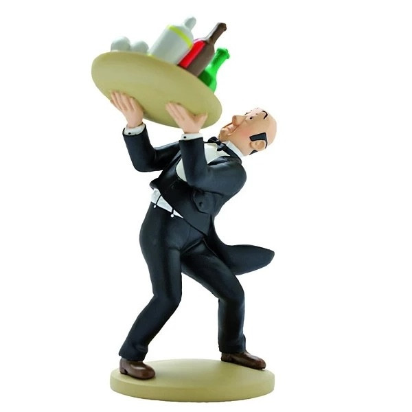 Tintin Figure Nestor with Tray / 12cm Series