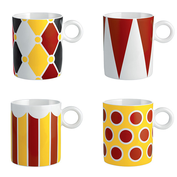 Circus Mug set of 4 alessi