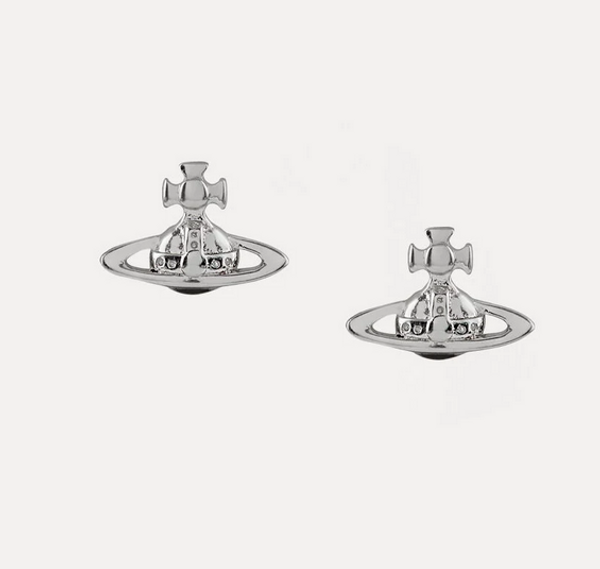 Vivienne Westwood Lorelei Stud Earrings platinum silver studio brillantine toronto canada