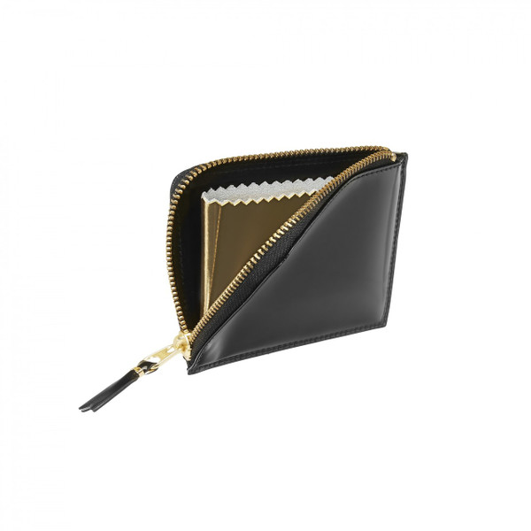 Comme Des Garcons Wallet / Mirror Inside w/gold interior