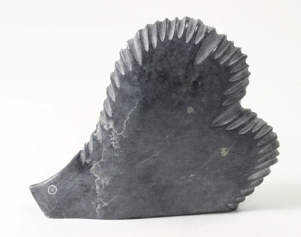 Inuit Art Sculpture Nunavik Seal 31446 studio brillantine toronto canada