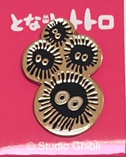 My Neighbour Totoro Enamel Pin / Soot Sprite Susuwatari studio brillantine toronto canada
