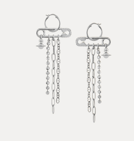 Vivienne Westwood Ginetta Earrings platinum Studio Brillantine Toronto Canada