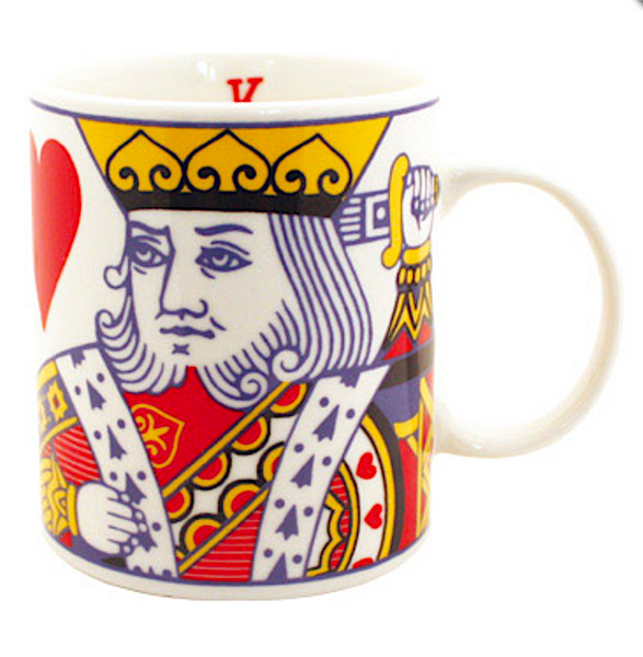 Gift republic UK King of Hearts Mug studio brillantine toronto canada