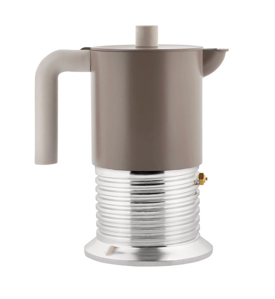 Alessi Vite 6 Cup espresso maker warm grey studio brillantine toronto canada