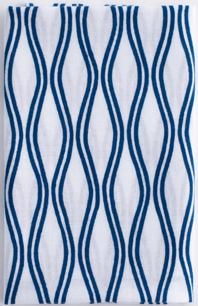 Kamawanu Tenugui Futasuji-Tatewaku Wavy Stripes studio brillantine toronto canada