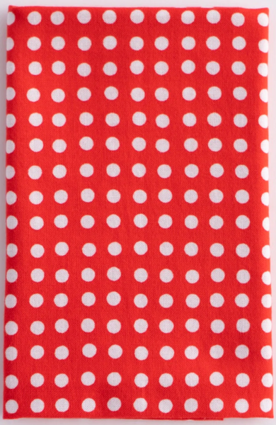 Kamawanu Tenugui Mameshibori Dots Ingrain red studio brillantine toronto canada