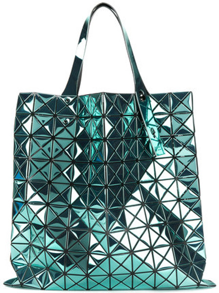 Issey Miyake Bao Bao Prism Tote Platinum Emerald Limited Edition