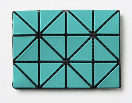 Issey Miyake Bao Bao Card Case Wallet teal studio brillantine toronto canada