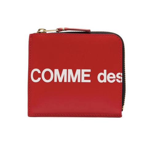 CDG Wallet Embossed Logo Gold SA3100EG