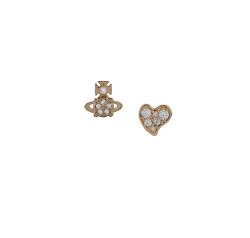 ★Vivienne Westwood★ [Vivienne Westwood] Bernardina earring Vivienne Westwood Brandita Stud Earrings / Orb and Heart gold