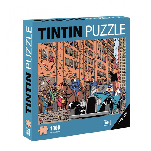 Tintin Puzzle Parade / 1000 Piece Puzzle with Poster