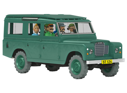 【タンタンTintinの車 LAND-ROVER ランドローバー 1/24】 Tintin Car 1:24 Scale / Land Rover of Hotuatabotl / Tintin