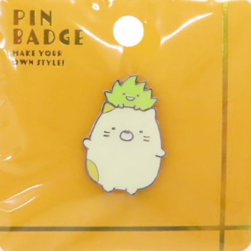 Sumikko Gurashi Pin Badge Neko & Zassou