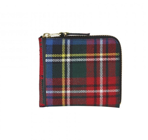 CDG Wallet Tartan Patchwork SA3100TP red