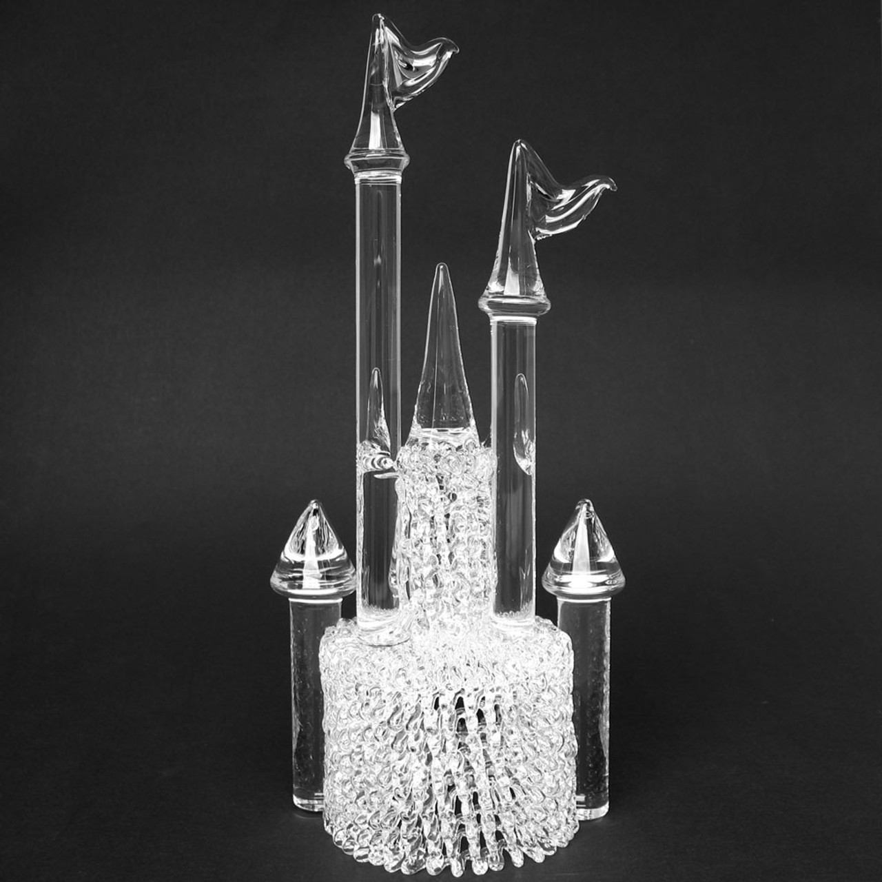 Blown Glass Castle Wedding Cake Topper Prochaska Gallery Blown Glass Castle Wedding Cake Topper Prochaska Gallery