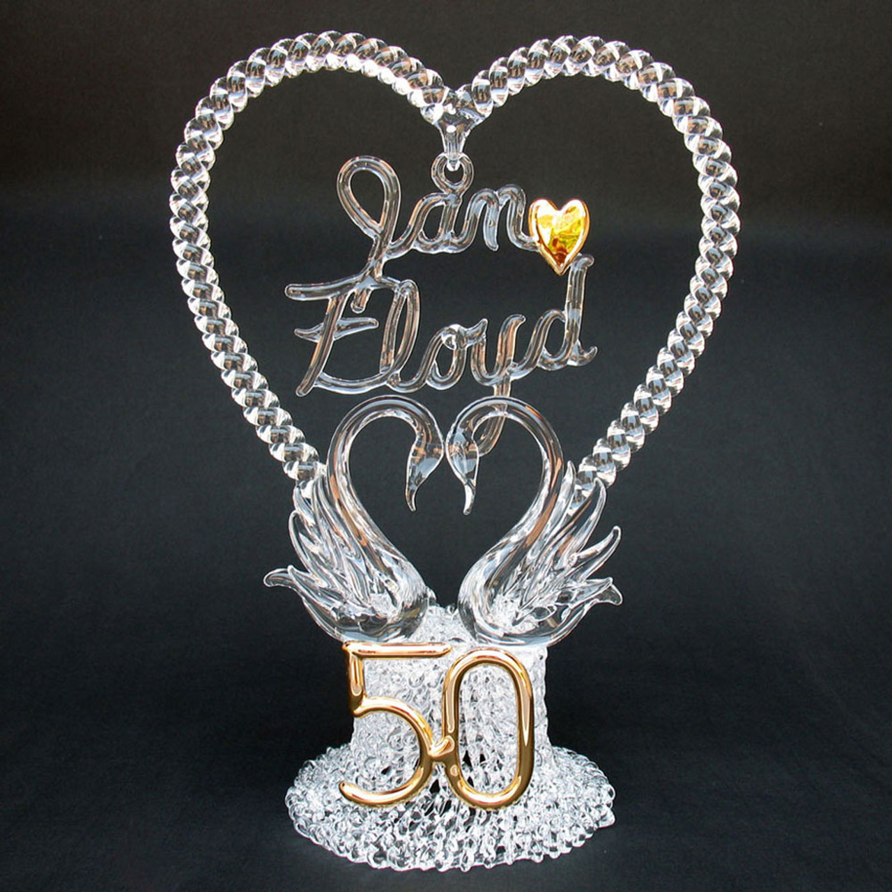 50th Anniversary Cake Topper - Etsy