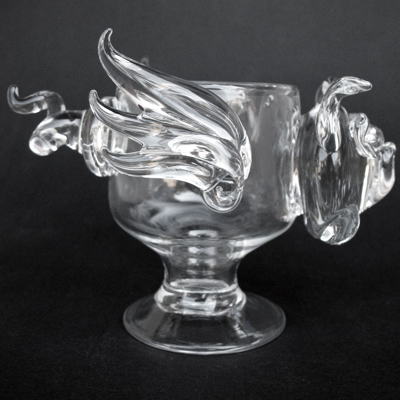 Pig with Wings Flying Crystal Wine Glass Coffee Cup Mug - Prochaska Gallery