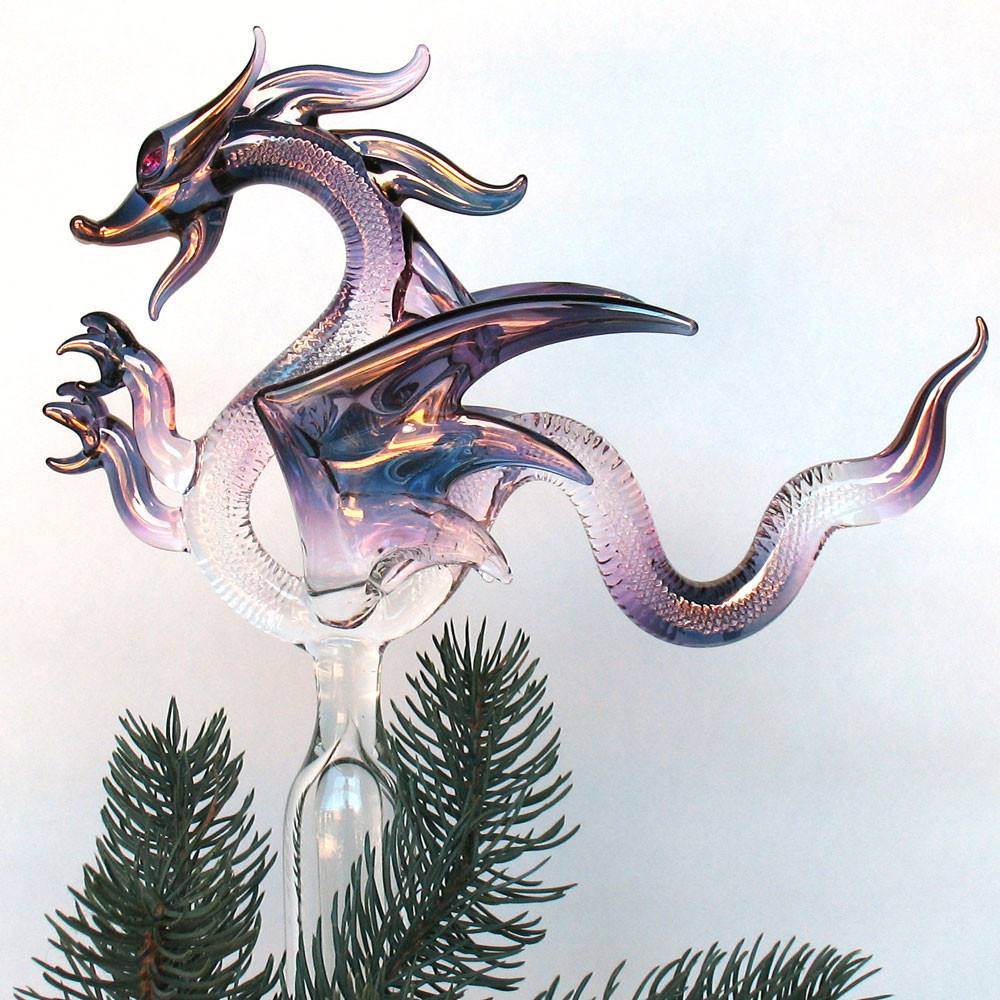 Hand Blown Glass Dragon Classic Prochaska Gallery