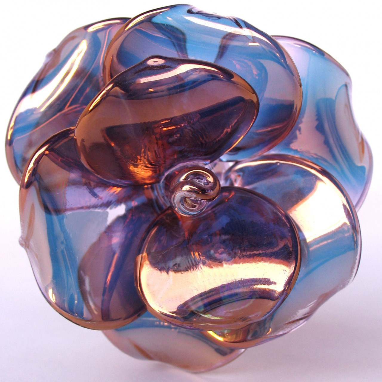 Hand Blown Glass Anniversary Rose Figurine Prochaska Gallery