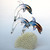 Blown Glass Dolphins Figurine Crystal Sculpture