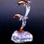 Hand Blown Glass Dolphins