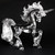 Hand Blown Glass Unicorn Crystal Sculpture Prancing