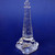 Hand Blown Glass Lighthouse Crystal Sculpture