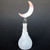 Hand Blown Glass Moon Perfume Bottle